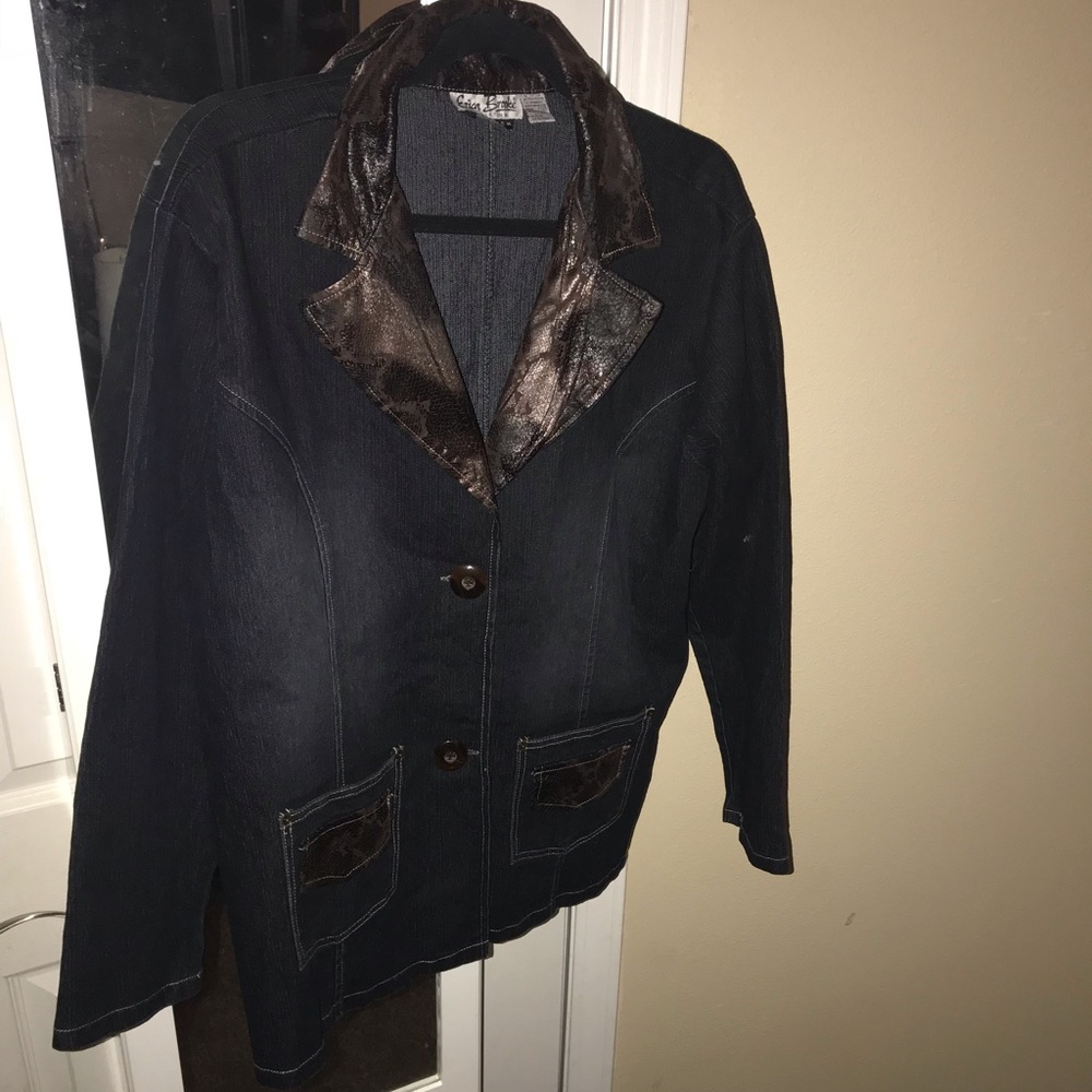 Women’s Plus Size 20 denim stretch jacket